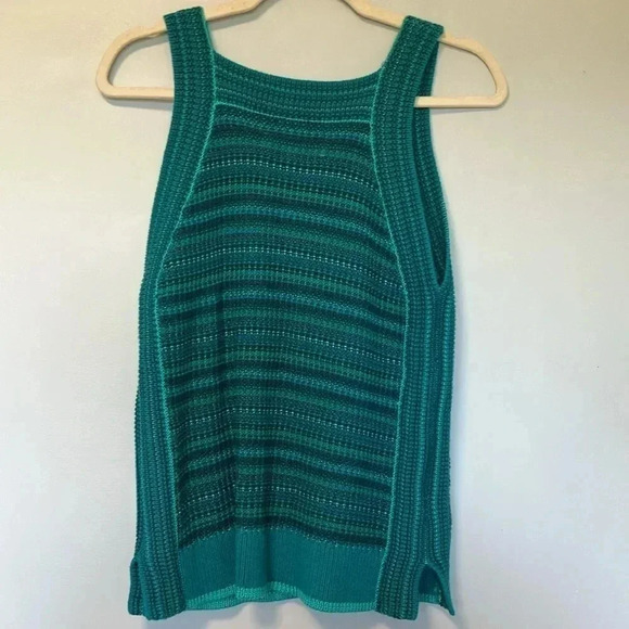 Loft knit  turquoise teal sleeveless top - Picture 5 of 5